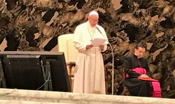 papa udienza roma - papa francesco - mb