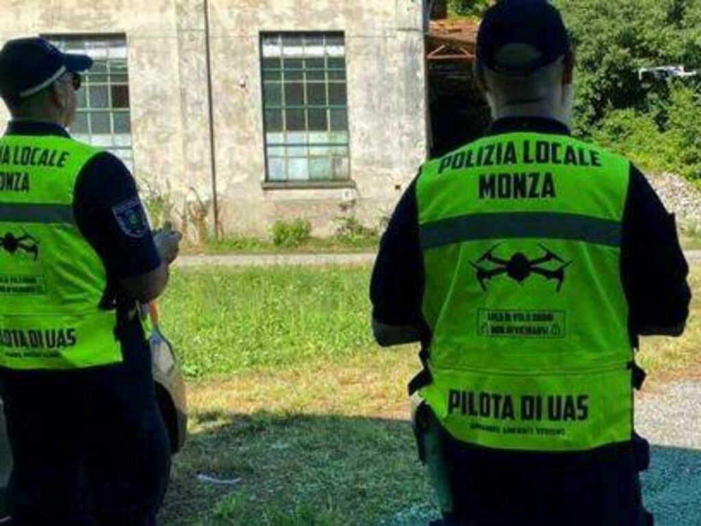 polizia locale monza nucleo dronisti