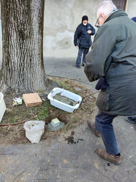 Tranquillo Casiraghi, posa pietra d'inciampo