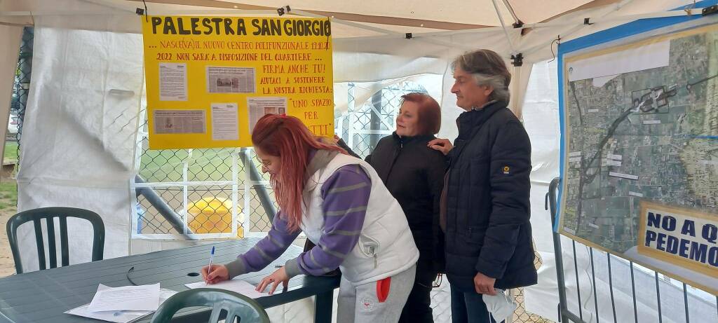 raccolta firme palestra san giorgio desio