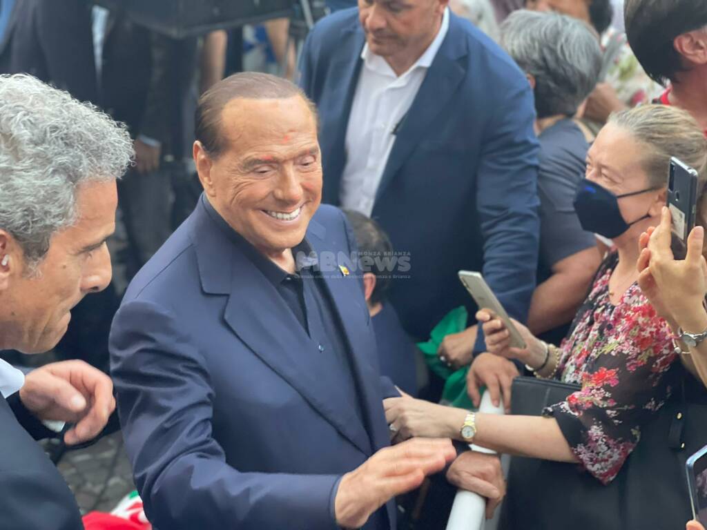 Silvio Berlusconi a Monza per Dario Allevi