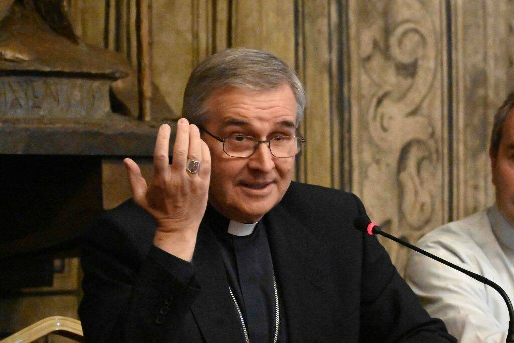 Monsignor Pierantonio Tremolada vescovo di Brescia. Foto tratta dal sito della diocesi di Brescia