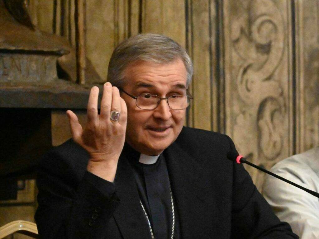 Monsignor Pierantonio Tremolada vescovo di Brescia. Foto tratta dal sito della diocesi di Brescia