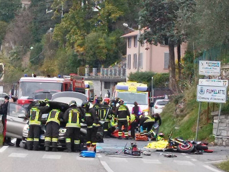 varenna incidente morto uomo camparada