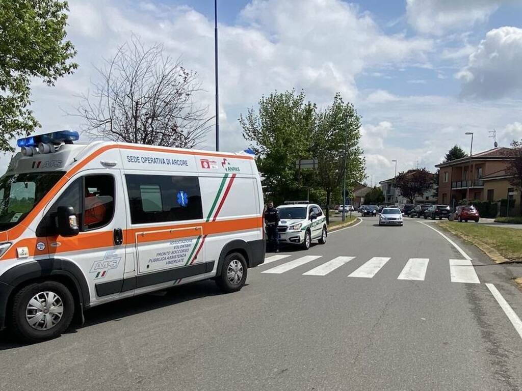 brughiero incidente auto monopattino