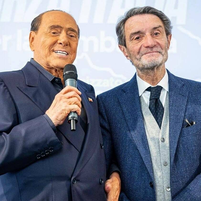 Silvio Berlusconi Attilio Fontana