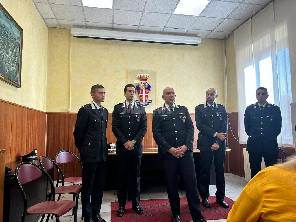 presentazione carabinieri nuovi ufficiale comando provinciale monza e brianza mb