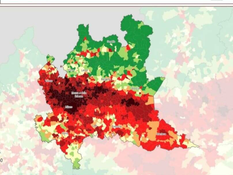 consumo di suolo Lombardia