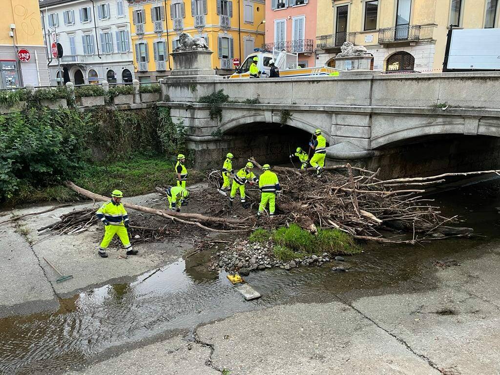 monza Lambro protezione civile rami