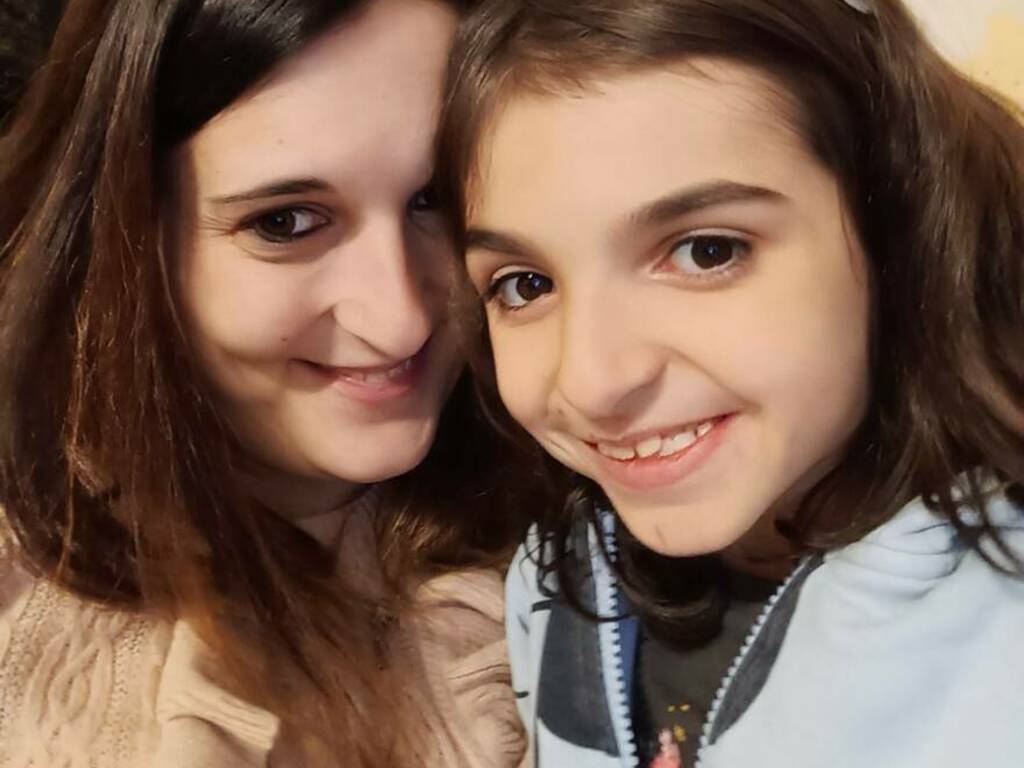 Simona Spinzi e la figlia Camilla 