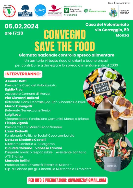 Convegno Save The Food