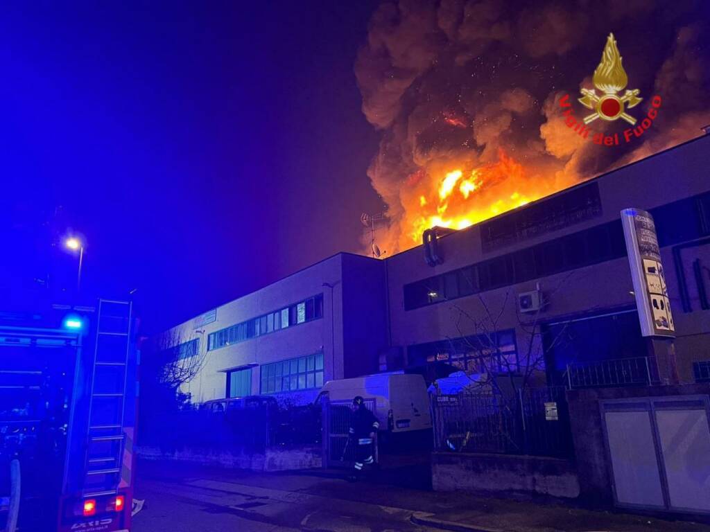 incendio concorezzo 