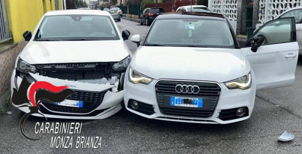 brugherio arresto auto rubata