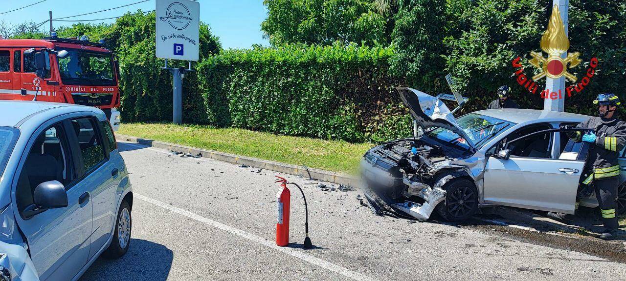 agrate incidente frontale