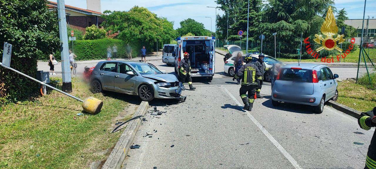 agrate incidente frontale