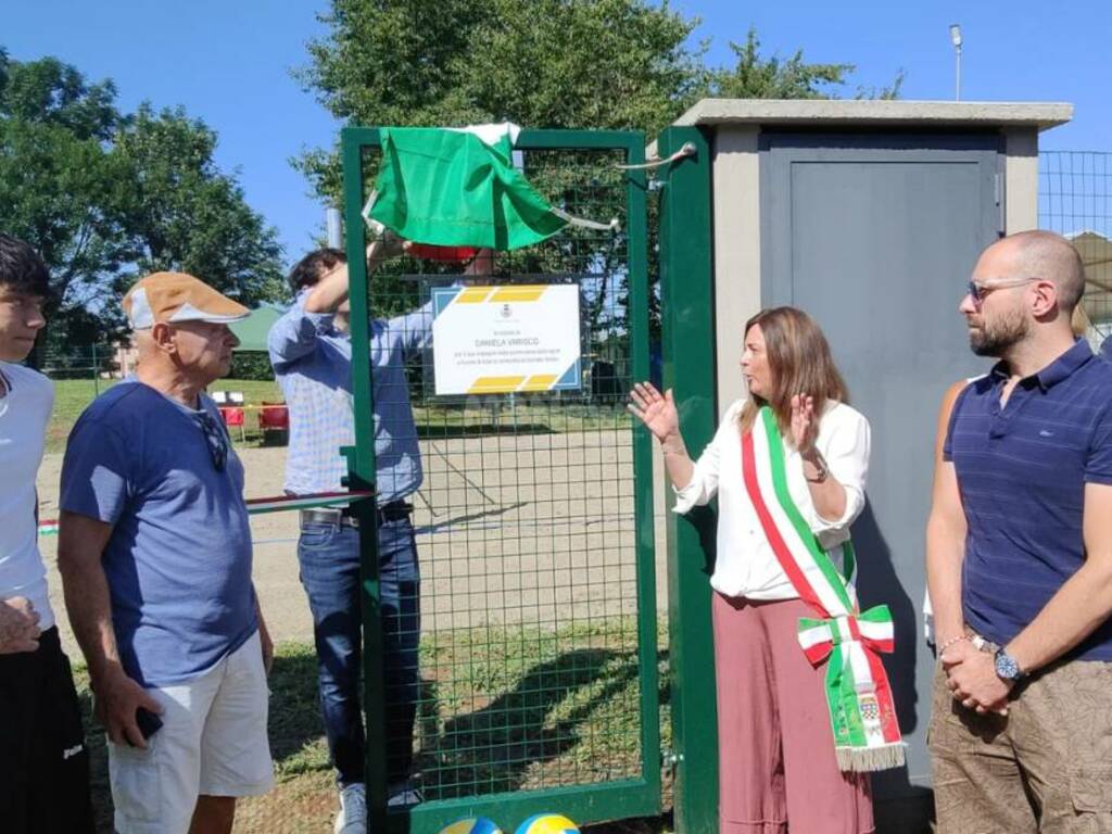 Inaugurazione campo da beach volley Usmate mb