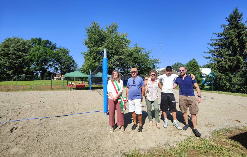 Inaugurazione campo da beach volley Usmate mb