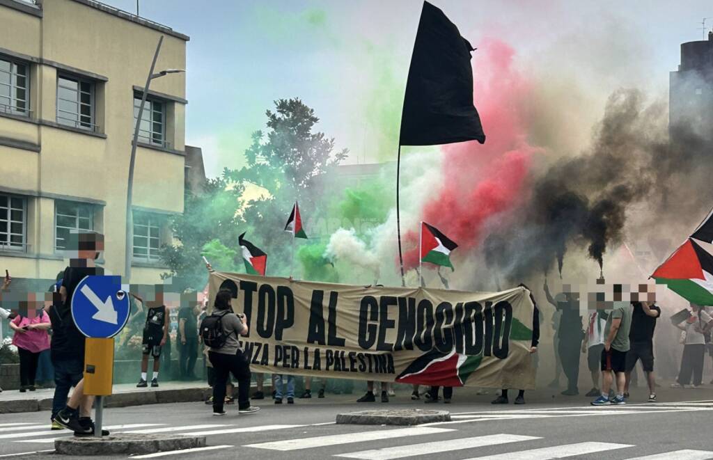 monza corteo foa boccaccio palestina