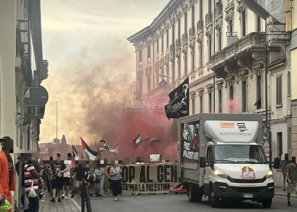 monza corteo foa boccaccio palestina