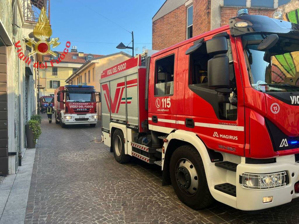 arcore incendio museo carabinieri