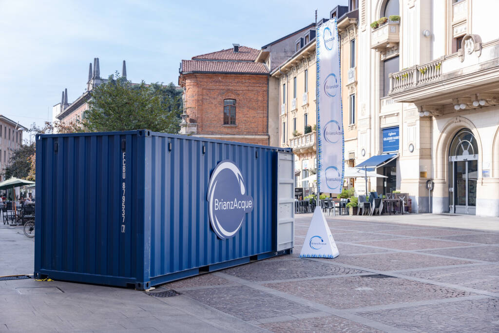 Centenario acquedotto installazione container Monza 