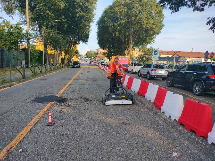 lavori Viale Campania 